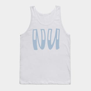 Light Blue Nu Letter Tank Top